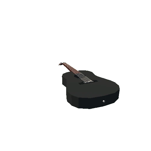 Acoustic Guitar Black